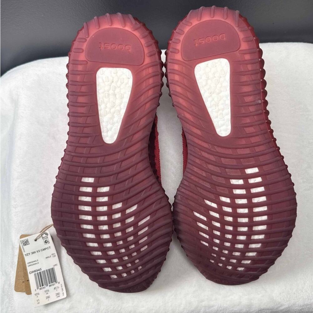 Yeezy Boost 350 V2 CMPCT ‘Slate Red’ | GW6945 | 11M | OG All - Picture 8 of 10